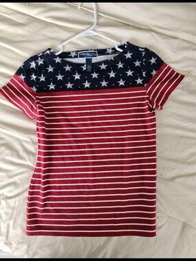 Karen Scott Patriotic/July4th Top - Classic - US PS - Excellent Cond - Festival